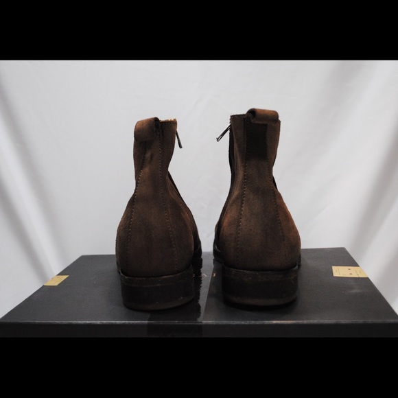 SOLD - ALL SAINTS Taupe Suede Range Boots Men - Picture 3 of 8